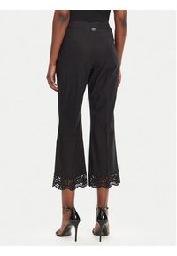 TwinSet - TWINSET Spodnie materiałowe 251TT2094 Czarny Straight Fit. Kolor: czarny. Materiał: bawełna #4