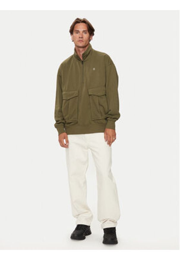 G-Star RAW - G-Star Raw Bluza Rovic D25096 D566 B230 Zielony Loose Fit. Kolor: zielony. Materiał: bawełna