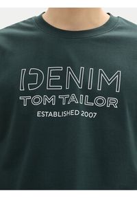 Tom Tailor Denim Longsleeve 1043484 Zielony Regular Fit. Kolor: zielony. Materiał: bawełna. Długość rękawa: długi rękaw #4