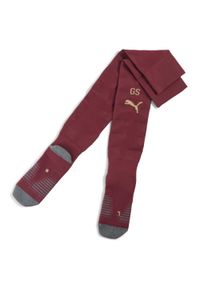 Puma - Męskie skarpety Galatasaray SK 25/26 PUMA Team Regal Red Matte Gold Beige. Kolor: czerwony, wielokolorowy, beżowy. Materiał: prążkowany. Sport: bieganie, piłka nożna