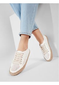 EMU Australia Espadryle Agonis Mac W12469 Biały. Kolor: biały. Materiał: materiał #1