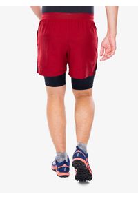 Spodenki do biegania męskie Under Armour Launch 5 inch 2-in-1 Short. Kolor: czerwony