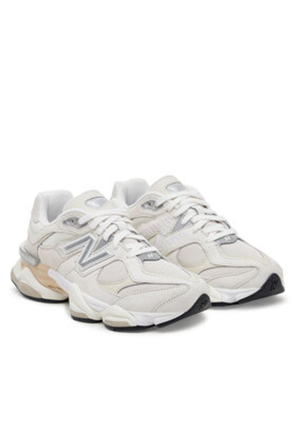 New Balance Sneakersy U9060WHT Beżowy. Kolor: beżowy. Materiał: zamsz, skóra