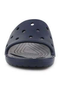 Klapki Crocs Classic Slide M 206121-410 granatowe niebieskie. Okazja: na plażę. Kolor: niebieski. Materiał: materiał #5