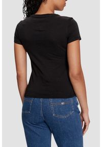 Tommy Jeans - TOMMY JEANS Czarny damski t-shirt, Rozmiar S. Kolor: czarny #4