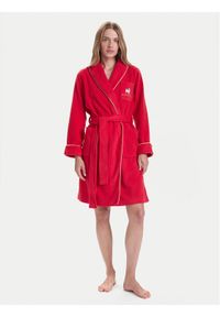 Lauren Ralph Lauren - LAUREN RALPH LAUREN Szlafrok ILN42471 Czerwony. Kolor: czerwony. Materiał: syntetyk
