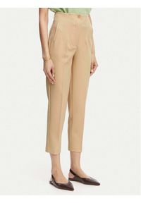 ACCESS FASHION Spodnie materiałowe 63-5132-135 Beżowy Regular Fit. Kolor: beżowy. Materiał: syntetyk #1