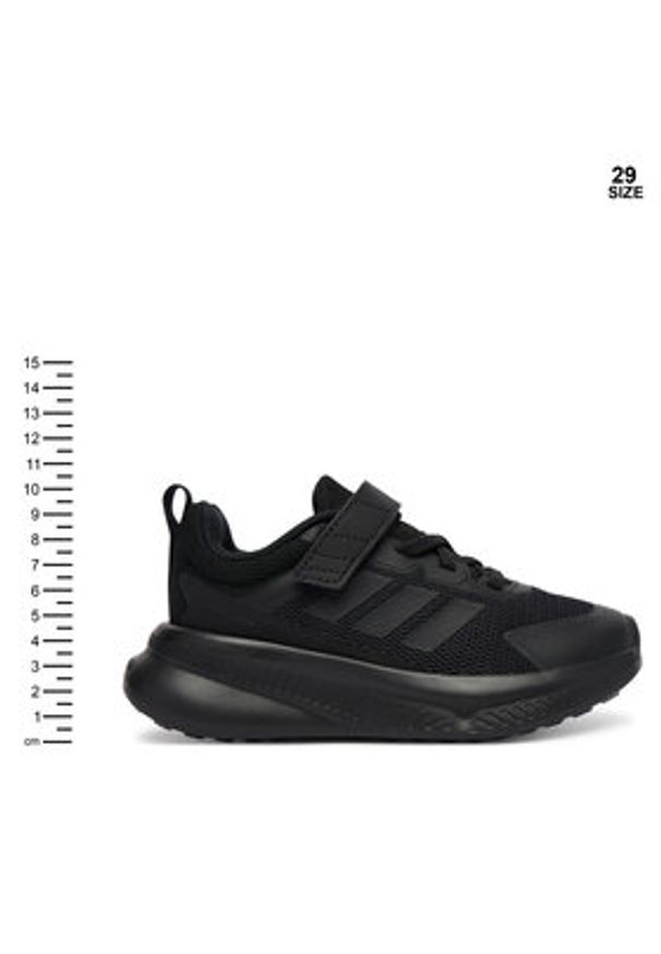 Adidas - adidas Sneakersy Fortarun 4.0 JQ5195 Czarny. Kolor: czarny. Materiał: materiał