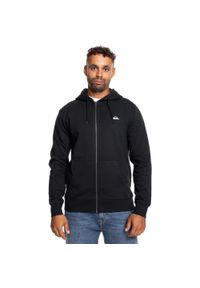 Quiksilver - Bluza na zamek BASIC ZIP Mężczyźni. Kolor: brązowy, zielony, wielokolorowy. Materiał: tkanina, poliester, bawełna