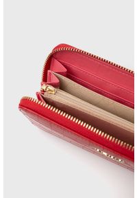 Nobo portfel damski kolor czerwony. Kolor: czerwony. Materiał: materiał. Wzór: gładki #3