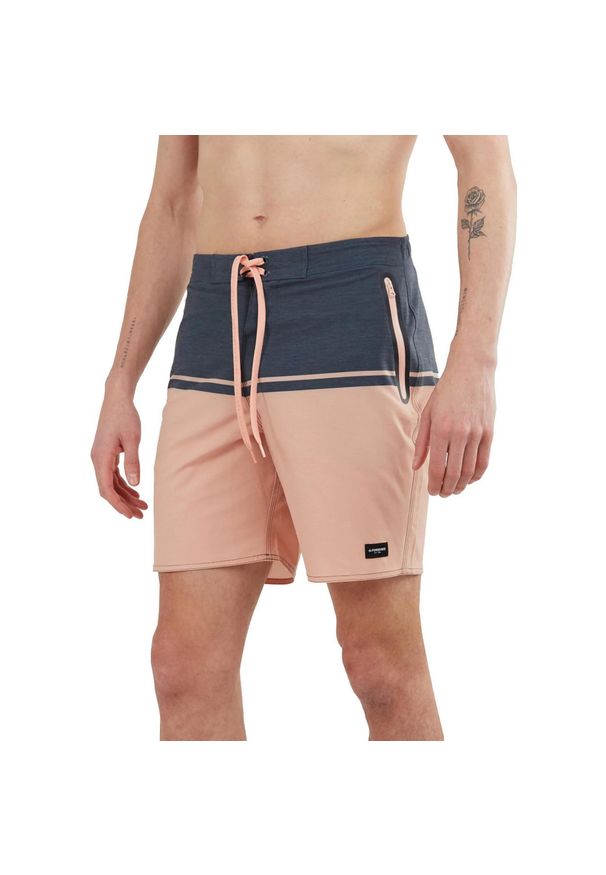 FUNDANGO - Szorty plażowe męskie Morris Boardshort. Okazja: na plażę. Kolor: wielokolorowy, różowy, niebieski