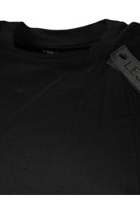 Les Hommes T-shirt "Oversize" | LKT152 703 | Oversized Fit Mercerized Cotton T-Shirt | Mężczyzna | Czarny. Kolor: czarny. Materiał: bawełna #5