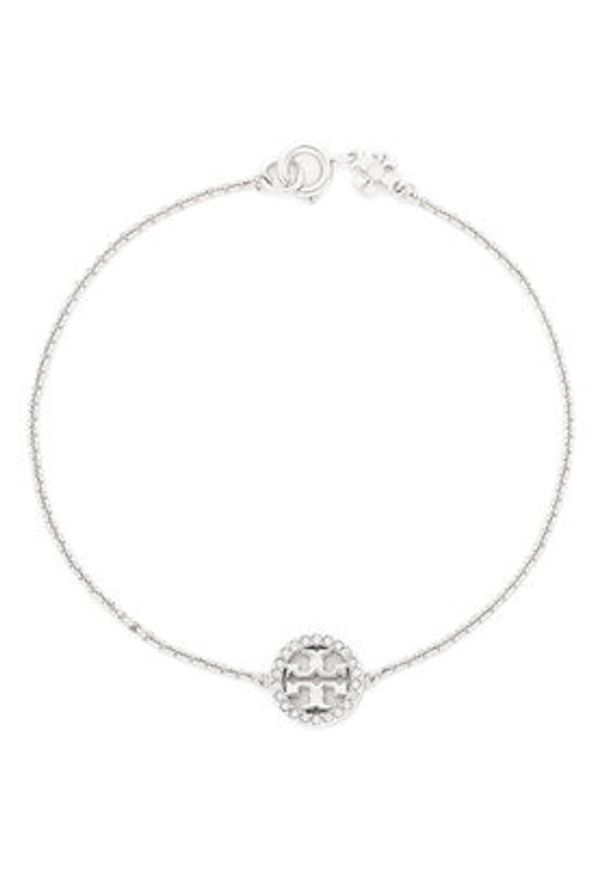 Tory Burch Bransoletka Miller Pave Chain Bracelet Tory 80997 Srebrny. Materiał: srebrne. Kolor: srebrny