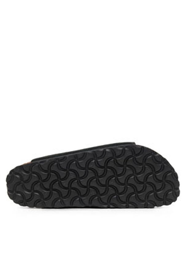 Birkenstock Klapki Zürich 1025060 Czarny. Kolor: czarny. Materiał: skóra