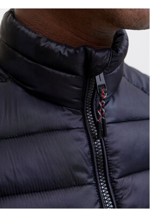 Jack & Jones Kamizelka Bradley 12280973 Czarny Regular Fit. Kolor: czarny. Materiał: syntetyk