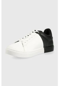 Trussardi Jeans - Trussardi sneakersy kolor biały. Nosek buta: okrągły. Zapięcie: sznurówki. Kolor: biały #4