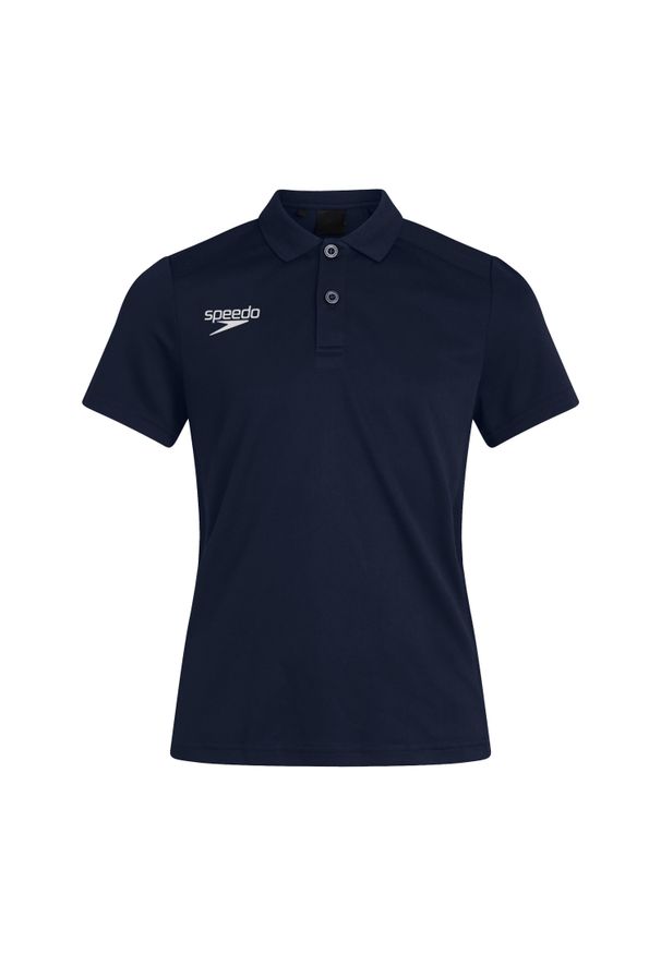 Koszulka T-Shirt damski Speedo Club Dry Polo. Typ kołnierza: polo. Kolor: niebieski