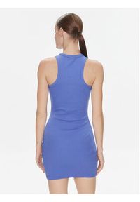 Tommy Jeans Sukienka letnia Essential DW0DW17406 Niebieski Slim Fit. Kolor: niebieski. Materiał: bawełna. Sezon: lato #5