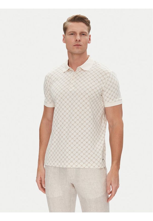 JOOP! Polo 17 JJ-28Pepino 30045550 Écru Modern Fit. Typ kołnierza: polo. Materiał: bawełna
