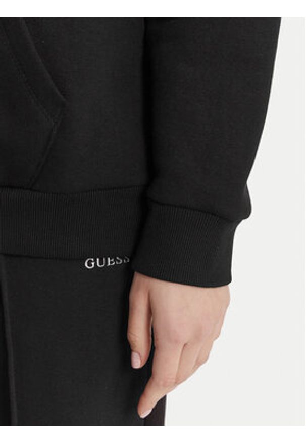 Guess Bluza V6RQ14 K9V31 Czarny Regular Fit. Kolor: czarny. Materiał: bawełna