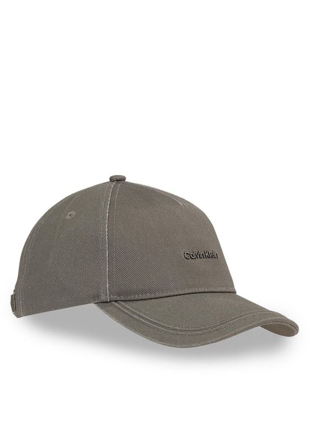 Calvin Klein Czapka z daszkiem Metal Lettering Bb Cap K50K511999 Zielony. Kolor: zielony. Materiał: materiał