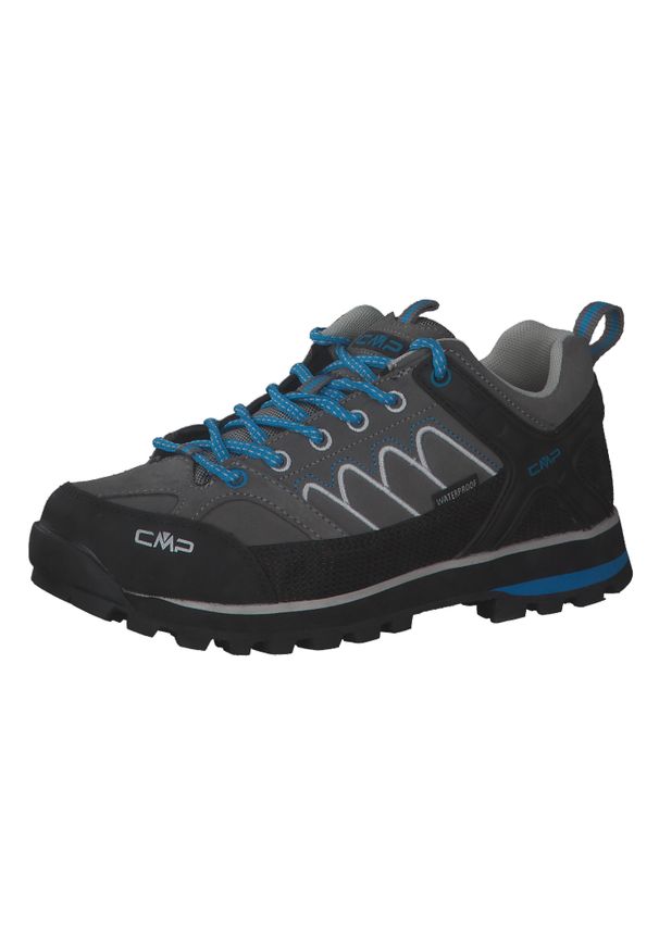 Damskie buty trekkingowe górskie ze skóry zamszowej VIBRAM CMP MOON LOW. Okazja: na co dzień. Kolor: niebieski, szary, wielokolorowy. Materiał: zamsz, skóra