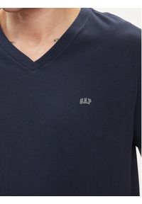 GAP - Gap T-Shirt 753771-03 Granatowy Regular Fit. Kolor: niebieski. Materiał: syntetyk, bawełna #4