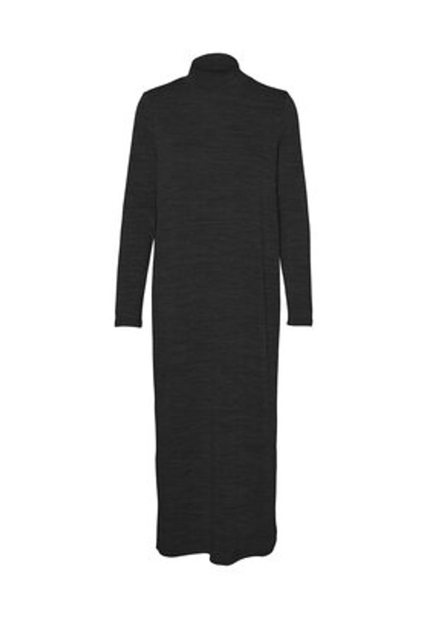 Vero Moda Sukienka dzianinowa 10293849 Czarny Regular Fit. Kolor: czarny. Materiał: dzianina, syntetyk