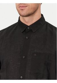 Calvin Klein Koszula K10K114488 Czarny Regular Fit. Kolor: czarny. Materiał: bawełna