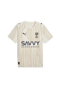 Puma - Męska koszulka KIDSUPER × AL-HILAL SFC PUMA Alpine Snow Club Navy White Blue. Kolor: biały, niebieski, wielokolorowy