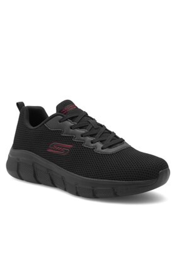 skechers - Skechers Sneakersy BOBS B Flex 118106 BBK Czarny. Kolor: czarny. Materiał: mesh