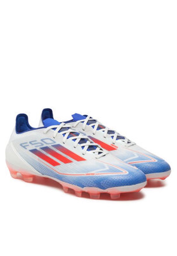 Adidas - adidas Buty do piłki nożnej F50 Pro Mg IF1325 Biały. Kolor: biały. Materiał: skóra