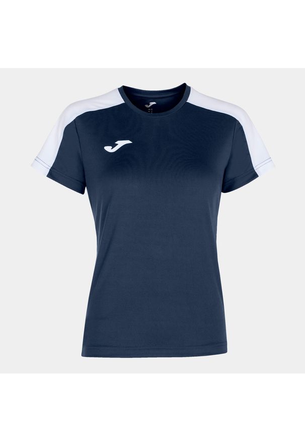 Koszulka do piłki nożnej damska Joma Academy III z krótkim rękawem. Kolor: niebieski, wielokolorowy, biały. Długość rękawa: krótki rękaw. Długość: krótkie. Sport: piłka nożna