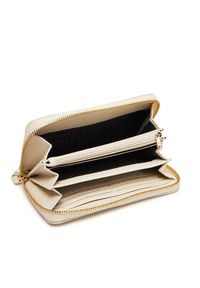 Armani Exchange Duży Portfel Damski XW000361 AF11902 U1074 Écru. Materiał: skóra