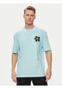Hugo T-Shirt Noretto 50513214 Niebieski Regular Fit. Kolor: niebieski. Materiał: bawełna