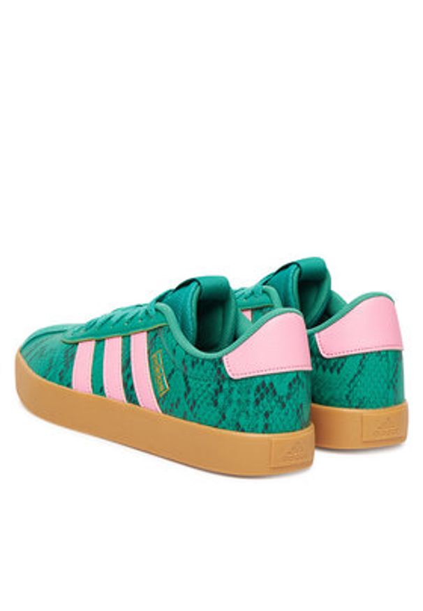 Adidas - adidas Sneakersy VL Court 3.0 JR8668 Zielony. Kolor: zielony. Materiał: skóra