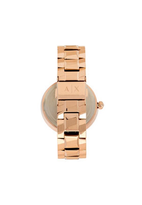 Armani Exchange Zegarek Audelle AX4408 Różowe złoto. Kolor: wielokolorowy, różowy, złoty