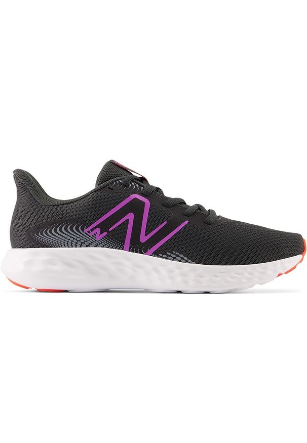 Buty damskie New Balance W411LC3 – czarne. Kolor: czarny. Materiał: syntetyk, materiał. Szerokość cholewki: normalna. Sport: fitness