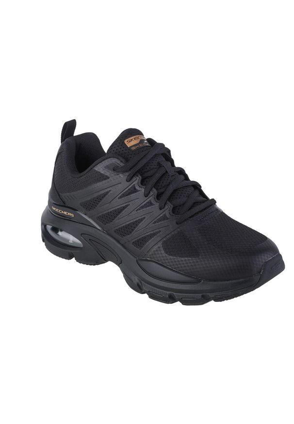 skechers - Buty sportowe Sneakersy męskie, Skechers Skech-Air Ventura Revell. Kolor: czarny. Sport: turystyka piesza
