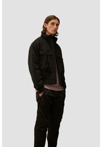 C.P. Company - C.P. COMPANY Czarna męska bomberka Short Jacket, Rozmiar M. Okazja: na co dzień. Kolor: czarny. Długość rękawa: długi rękaw. Długość: krótkie. Styl: casual, elegancki #5
