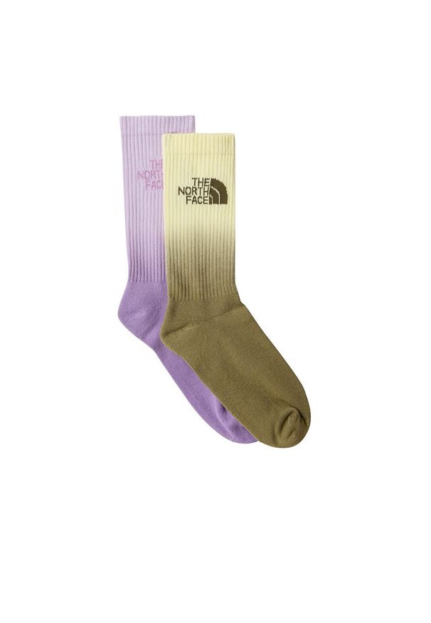 Skarpetki unisex The North Face Everyday Crew Sock Dip Bark 0A8CMSNTI1 - multikolor. Kolor: wielokolorowy. Materiał: elastan, materiał, bawełna, poliamid. Wzór: nadruk
