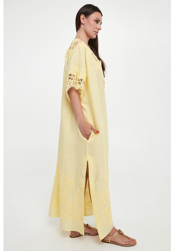 Ermanno Scervino Life - Sukienka lniana ERMANNO SCERVINO LIFE. Materiał: len