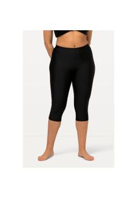 ULLA POPKEN - Damskie Rybaczki do pływania do kolan komfortowy stretch. Kolekcja: plus size. Kolor: czarny. Materiał: elastan, poliamid. Długość: do kolan