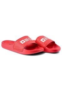 Big-Star - Czerwone Klapki Big Star Dziecięce Buty Na Lato. Okazja: na co dzień. Kolor: czerwony. Materiał: materiał. Sezon: lato. Styl: wakacyjny, casual #8