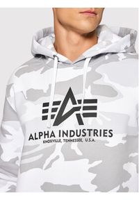 Alpha Industries Bluza Basic 178312C Szary Regular Fit. Kolor: szary. Materiał: bawełna