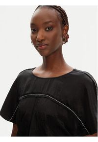 Pinko - PINKO Bluzka 104596 A2BU Z99 Czarny Regular Fit. Kolor: czarny. Materiał: syntetyk #5