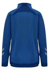 Damska bluza dresowa half zip Hummel Lead. Kolor: niebieski. Materiał: dresówka