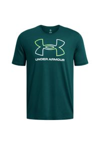 T-Shirt Under Armour Ua Gl Foundation Update Ss Dorosłych. Kolor: zielony. Materiał: bawełna, poliester