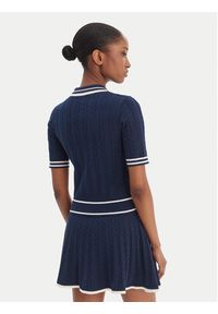 Guess Sweter V6RR02 Z4652 Granatowy Regular Fit. Kolor: niebieski. Materiał: syntetyk #3