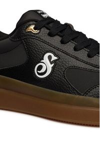 skechers - Skechers Sneakersy Snoop Dogg Courtside Urban 251200/BKW Czarny. Kolor: czarny. Materiał: skóra #3